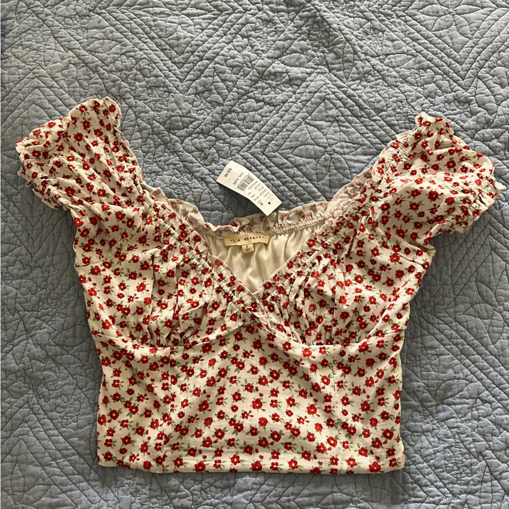Pacsun Floral CropTop
